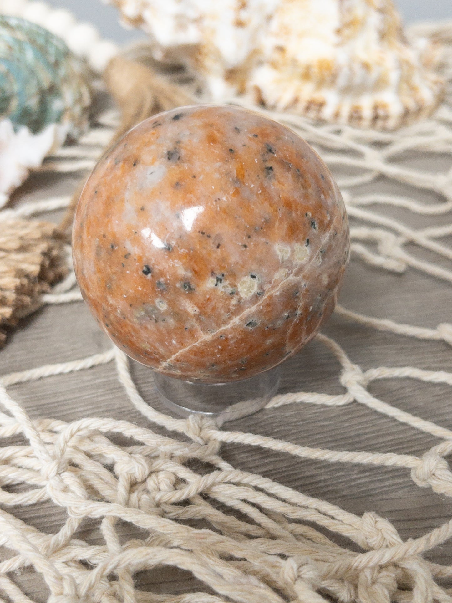 Orchid Calcite Sphere