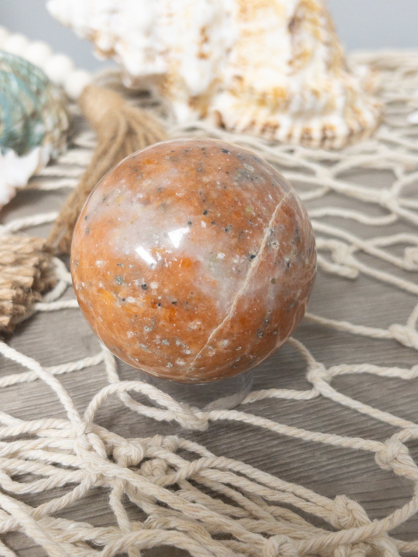 Orchid Calcite Sphere