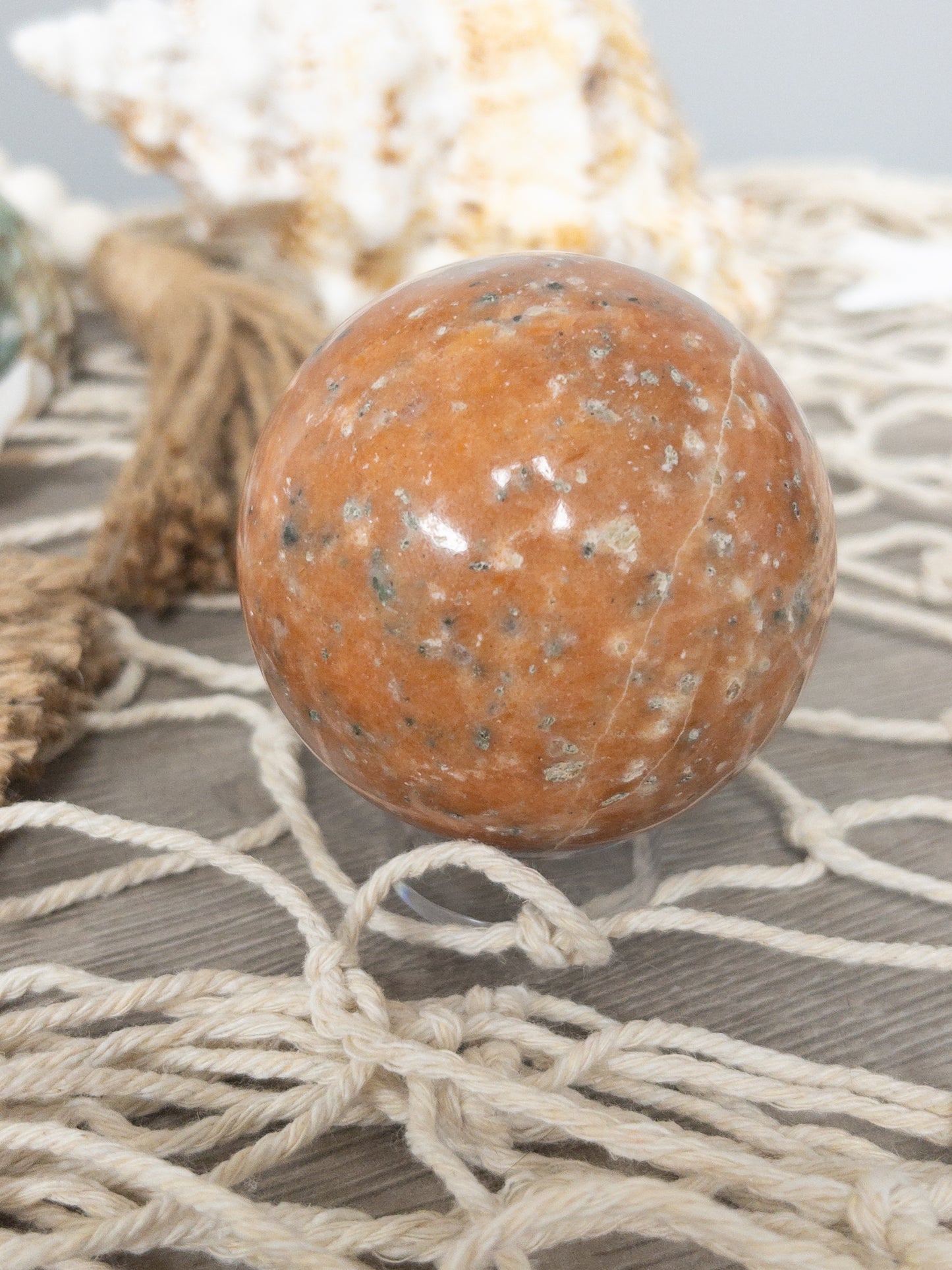 Orchid Calcite Sphere