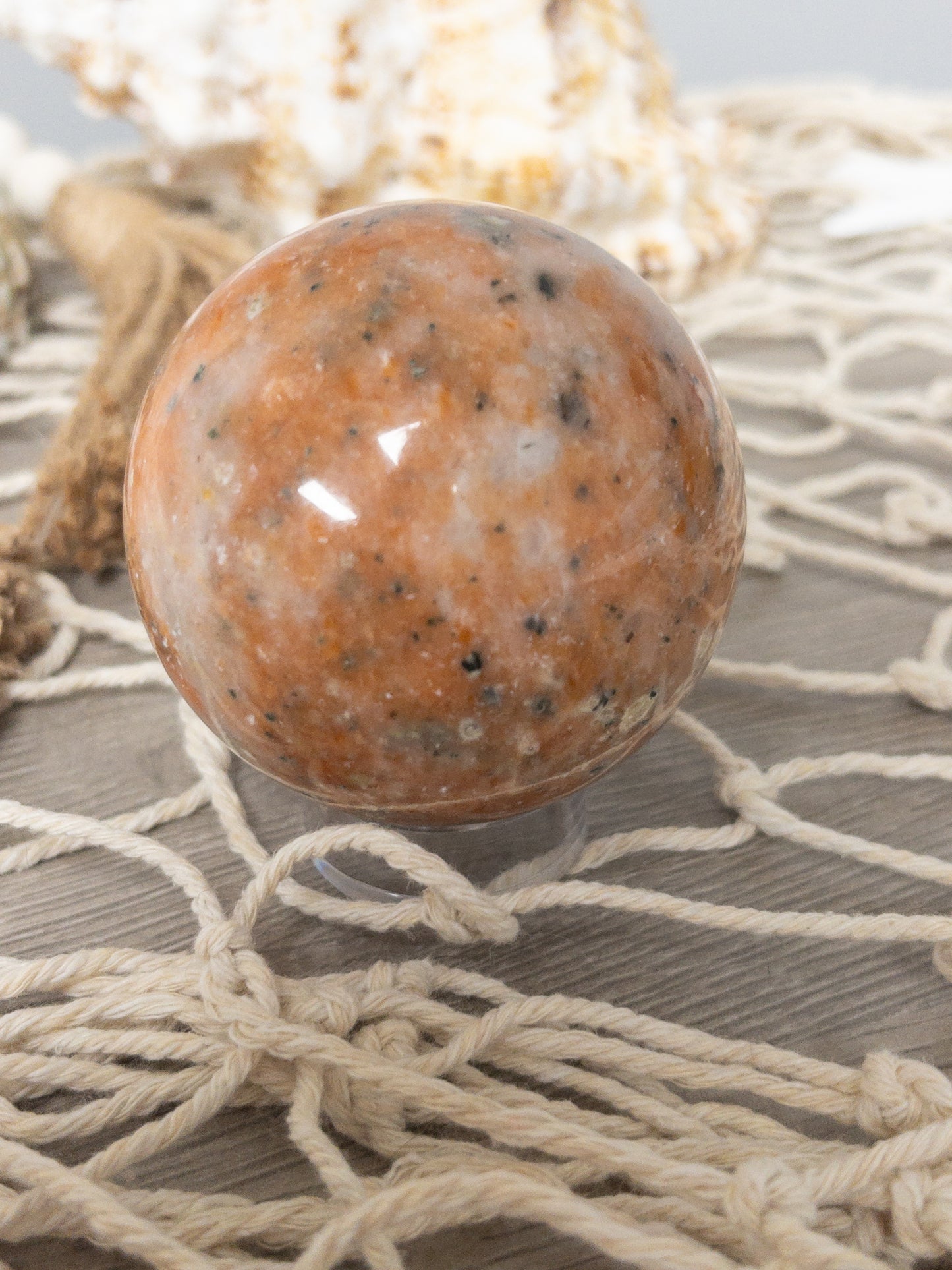 Orchid Calcite Sphere