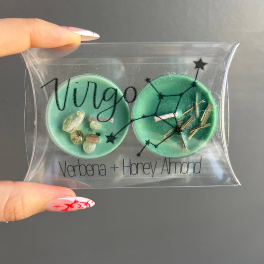 Virgo Zodiac Tea Light Candle Set