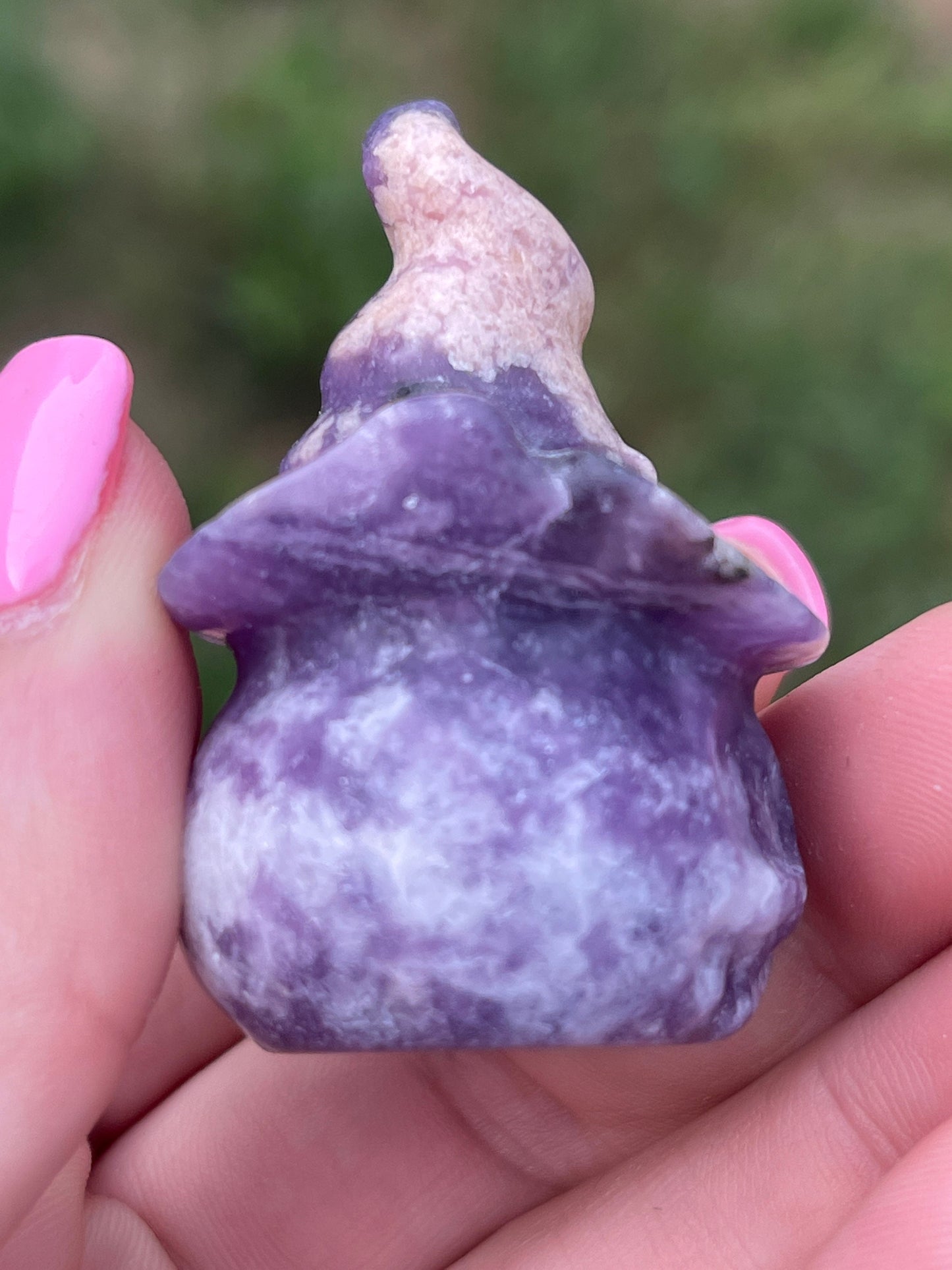 Lepidolite Pumpkin Carving