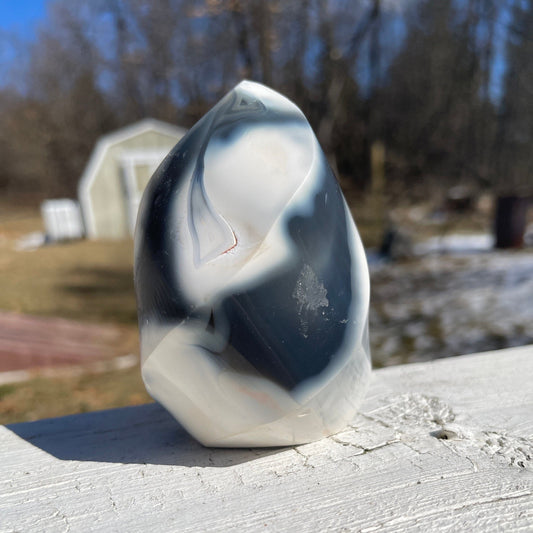 Orca Agate Flame