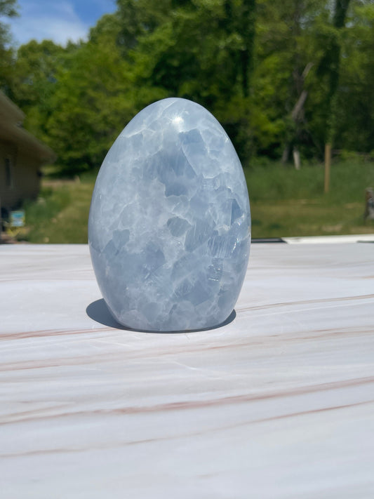 Blue Calcite Freeform