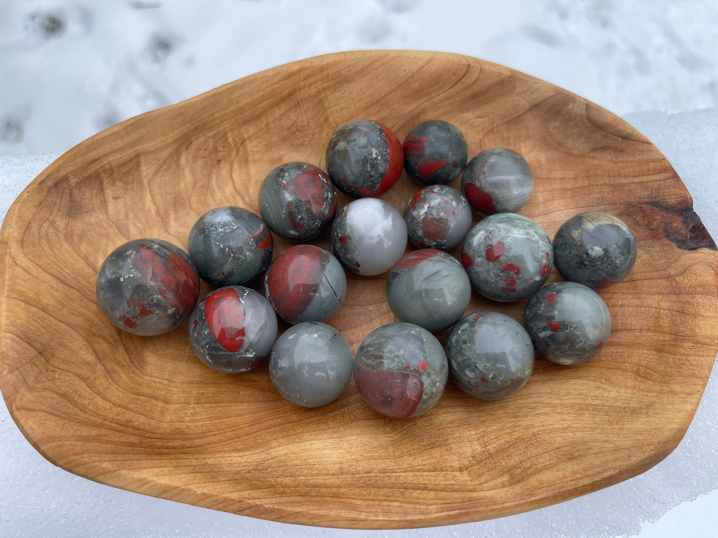 African Bloodstone Mini Sphere