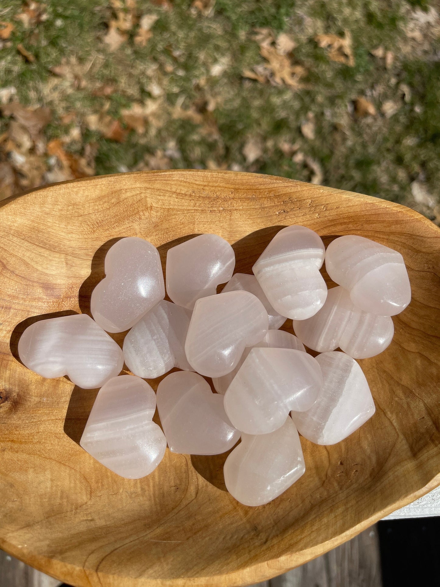 Pink Calcite Heart