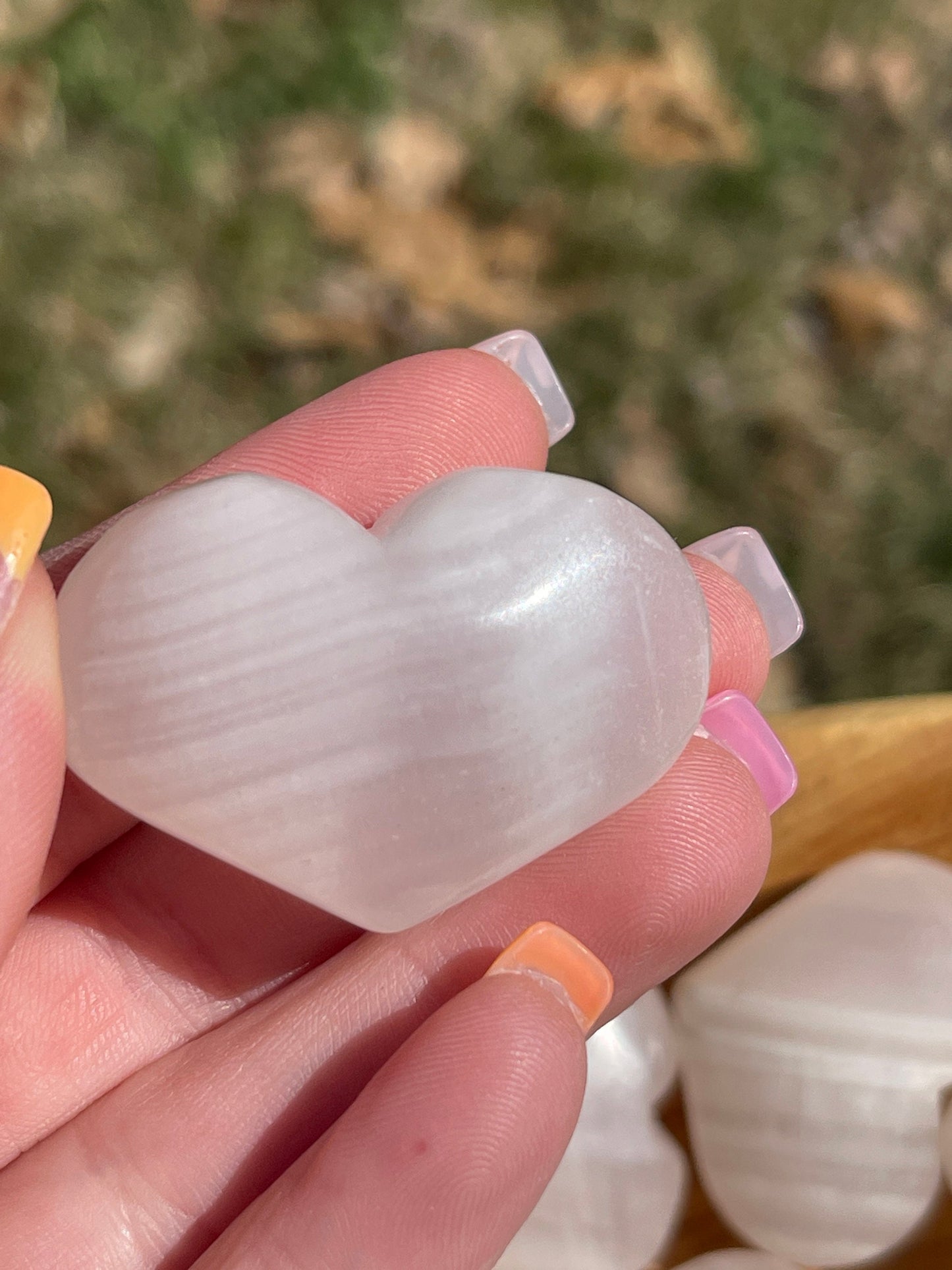 Pink Calcite Heart