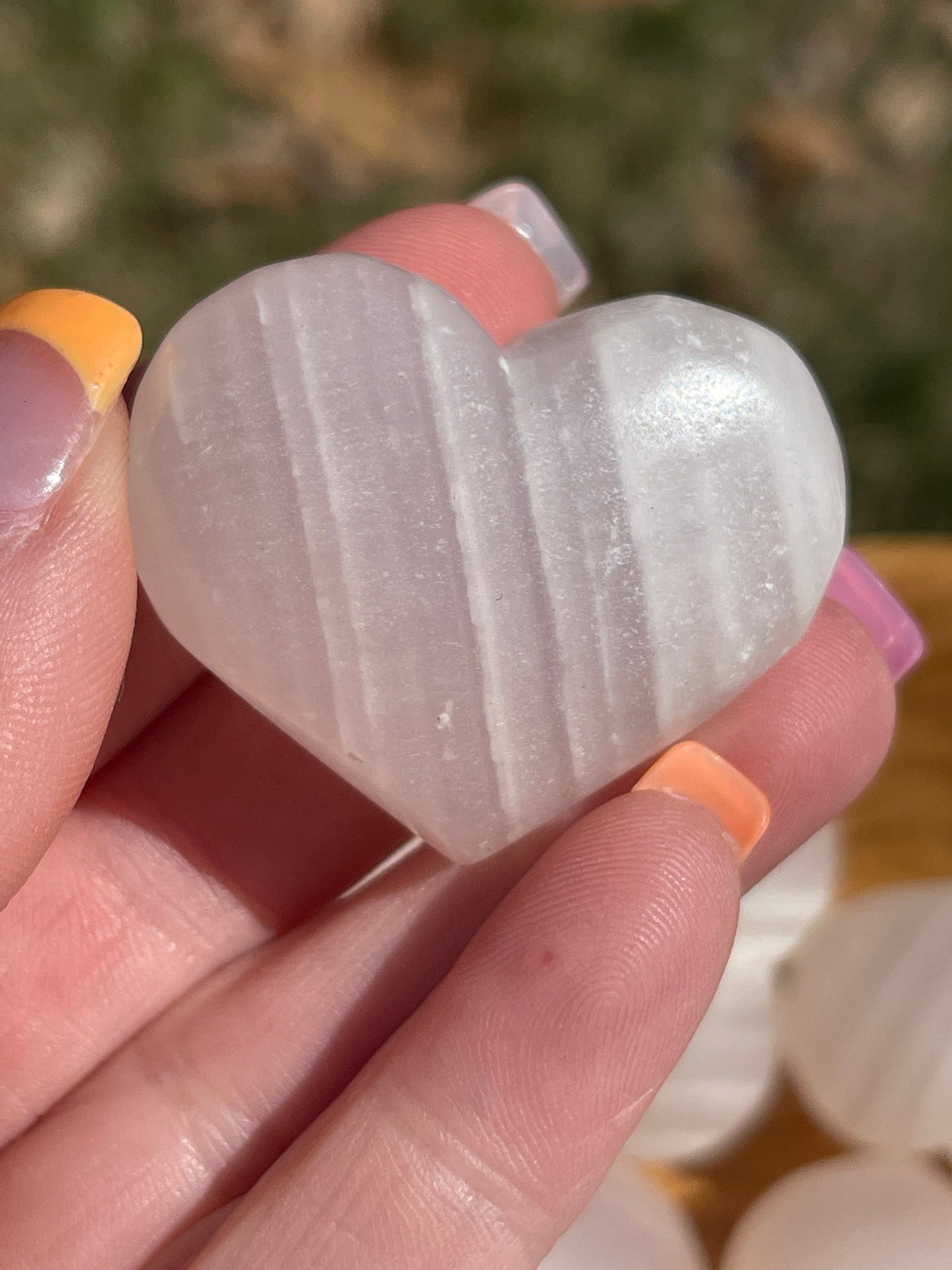 Pink Calcite Heart