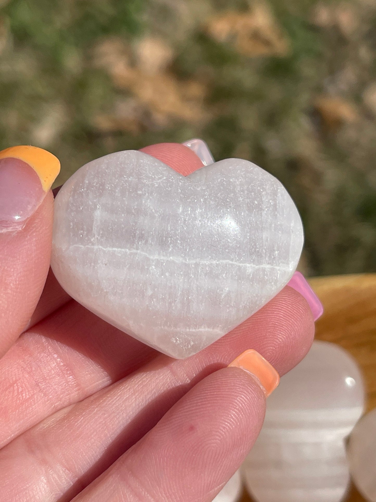 Pink Calcite Heart