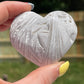 White Mexican Agate Heart