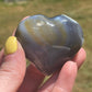 Orca Agate Heart