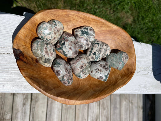 Flower Rhyolite Heart