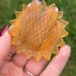 Yellow Fluorite Sunflower