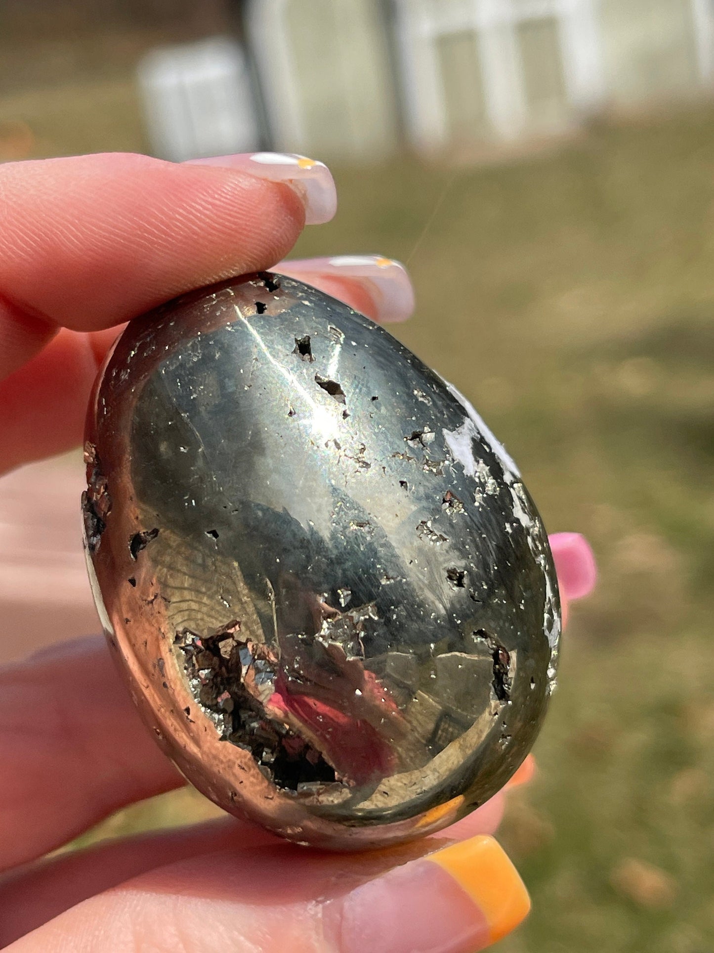 Polished Pyrite Egg