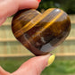 Yellow Tigers Eye Heart