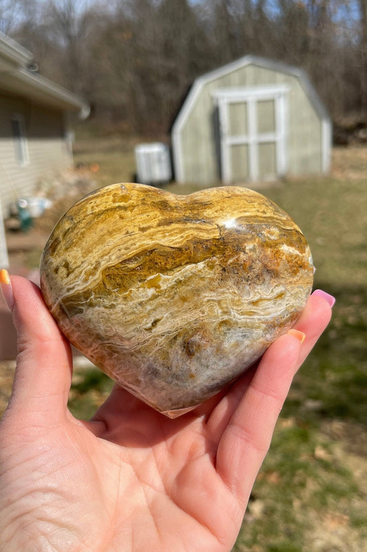 Ocean Jasper Heart