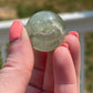 Mini Prehnite Sphere