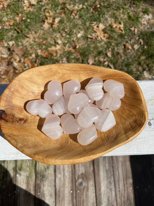 Pink Calcite Heart