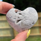 White Mexican Agate Heart