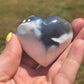 Orca Agate Heart