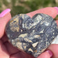 Purple Breccia Jasper Heart