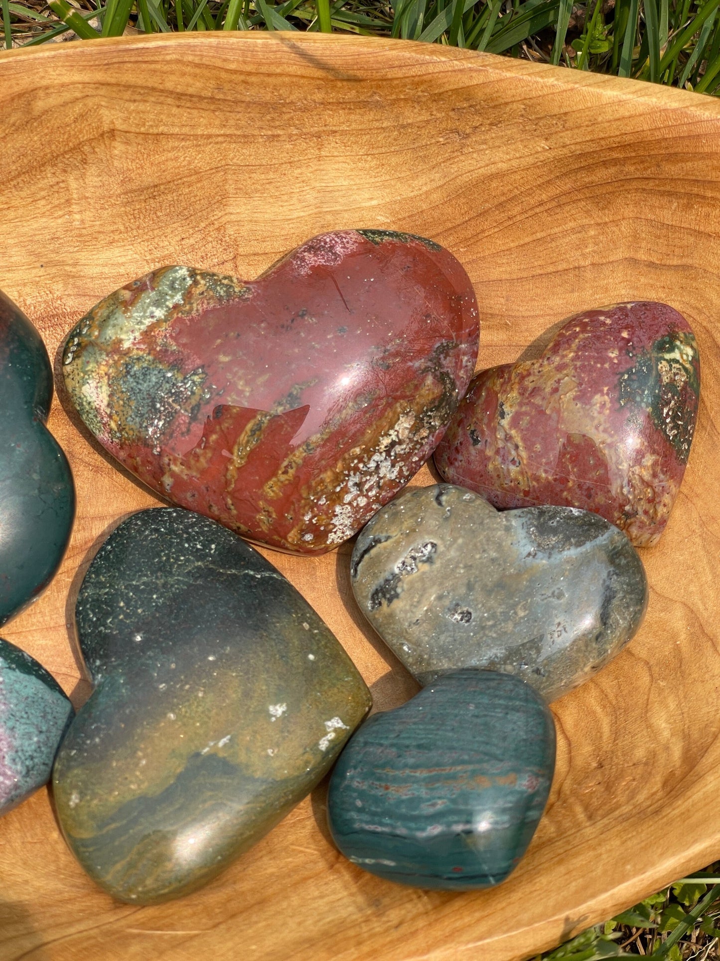 Ocean Jasper Heart