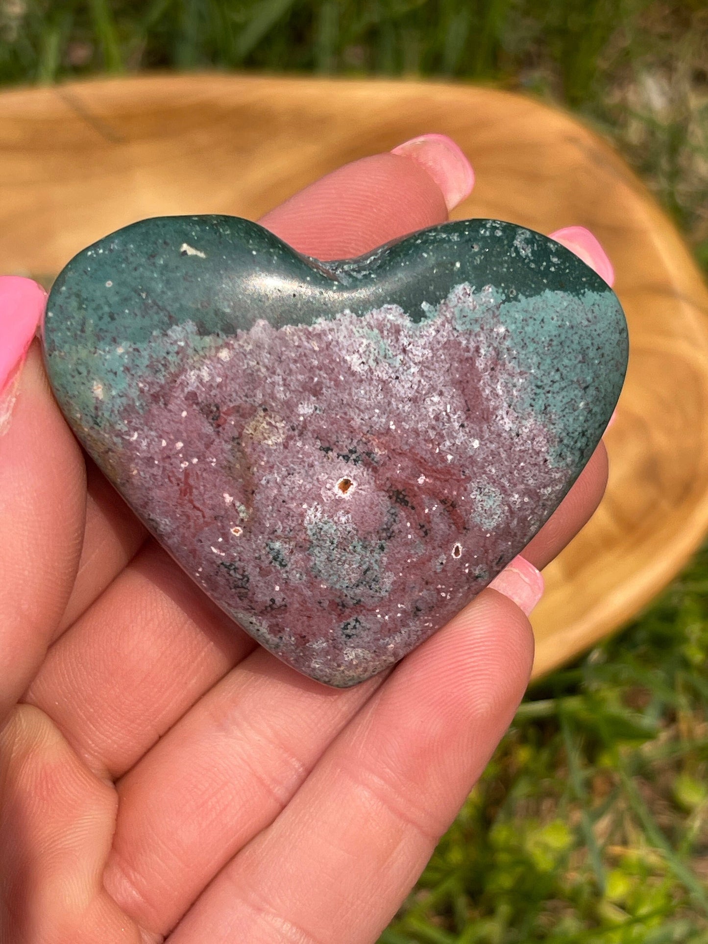 Ocean Jasper Heart