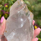 Clear Quartz Flame with Rainbow