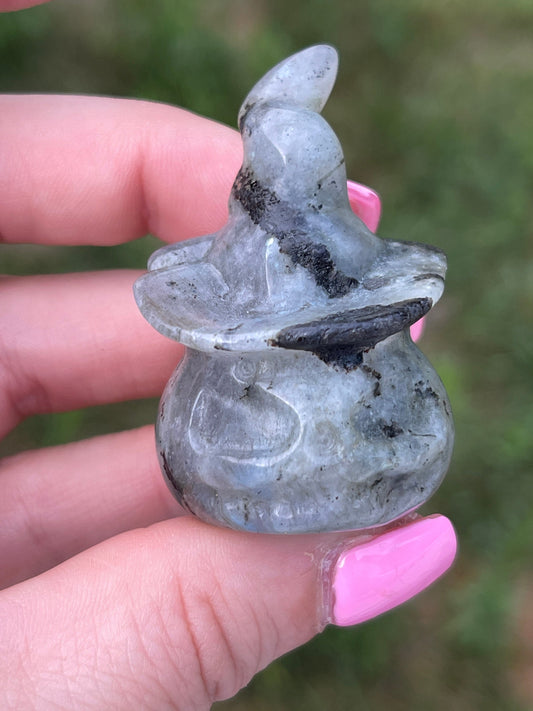 Labradorite Halloween Pumpkin Carving