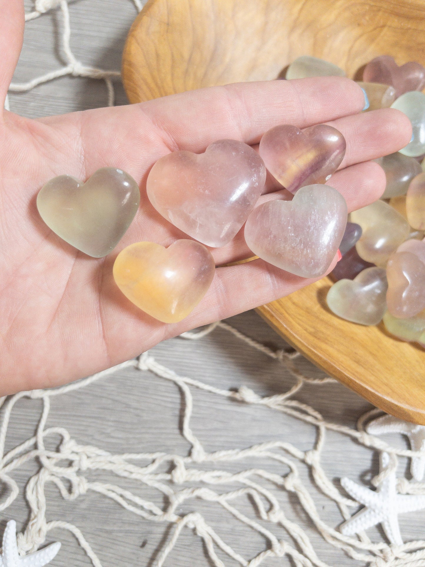 Fluorite Heart Carving