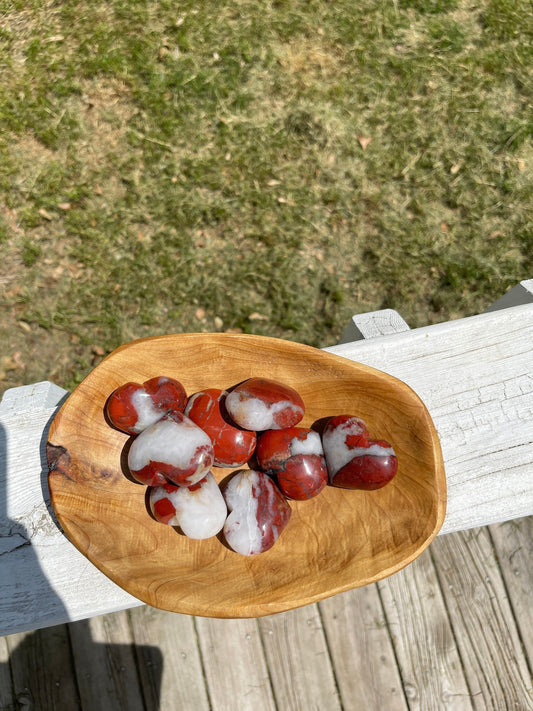 Red Jasper Heart